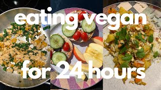 A NUTRITION STUDENT EATS VEGAN FOR 24 HOURS !!!!!