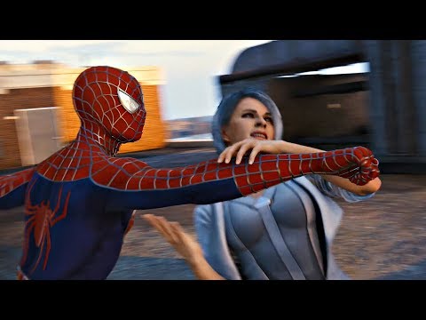 Spider-Man PS4 Silver Lining DLC - Spiderman vs Silver Sable Boss Fight