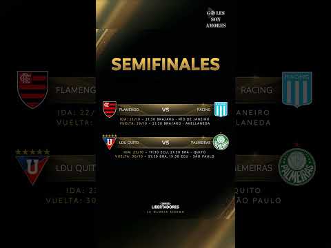 ESTOS SON LOS HORARIOS DE LAS SEMIFINALES DE LA LIBERTADORES 2025