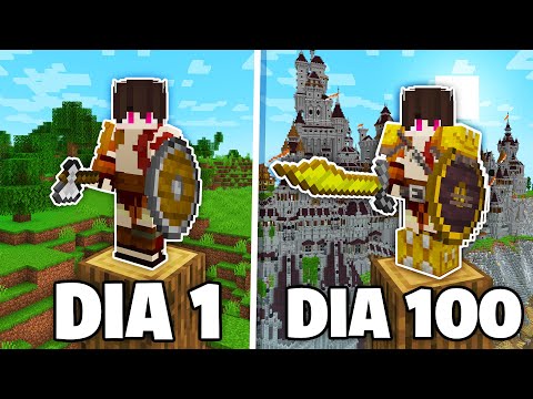 100 DIAS TREINANDO PARA UM TORNEIO MEDIEVAL NO MINECRAFT!!! - O FILME