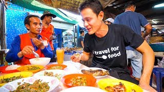 Lao Street Food - GIANT STICKY RICE Feast and Stuffed Chili Fish in Vientiane, Laos! - YouTube