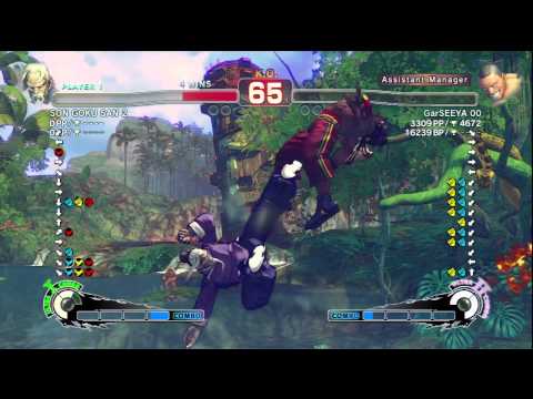 SSF4AE SON GOKU SAN 2 (Gen) vs GarSEEYA 00 (Dee Jay)