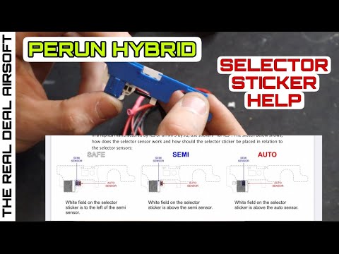 Perun Hybrid V2 : Selector Plate Sticker fix & Install TIPS