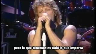 This is Love, This is Life  - New Song - Bon Jovi Subtitulado Subtítulos Español