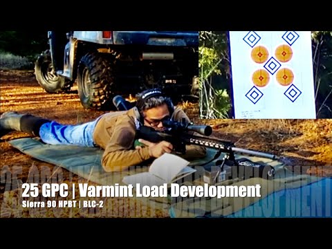25 GPC | Varmint Load Development | Sierra 90 HPBT | BLC-2