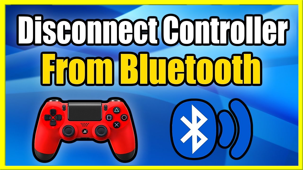 How to Disconnect Wireless PS4 Controller From Bluetooth & Reconnect to PS4 (Best Method!)