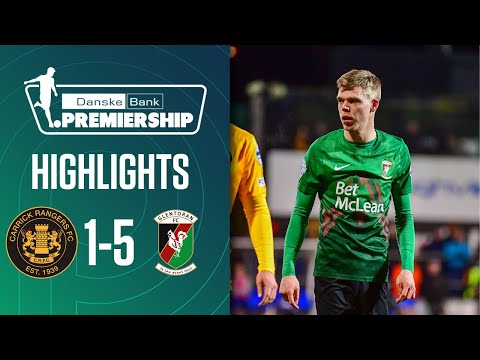 Glens cruise past Carrick Rangers | Carrick Rangers 1-5 Glentoran | Irish League Highlights