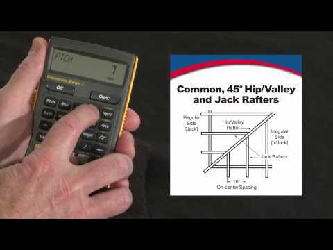 How to do Rafter Calculations -- Commons, Hips/Valleys, Jacks | Construction Master 5