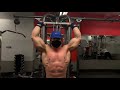 Overhead Triceps Extensions (straight bar)