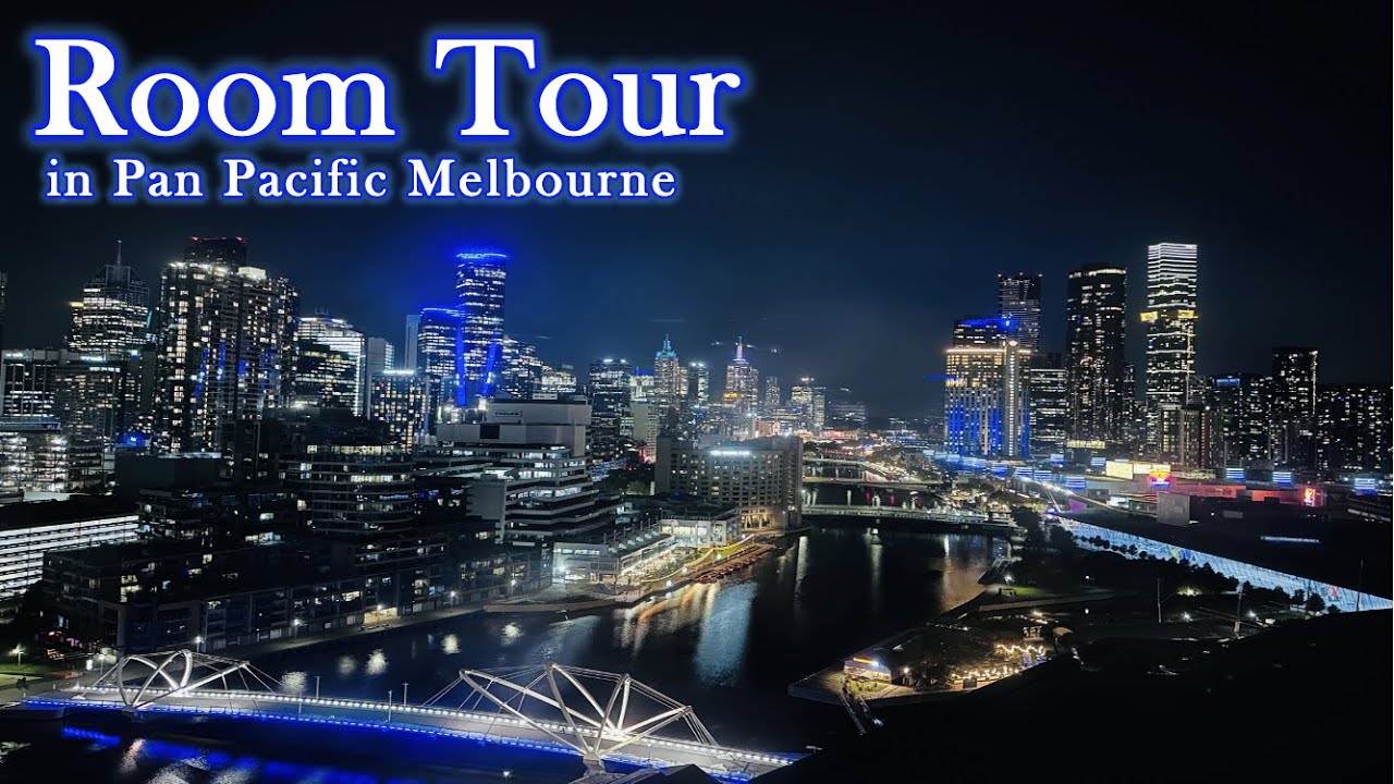 【絶景すぎる夜景】メルボルンのホテルをルームツアーinオーストラリア🇦🇺
