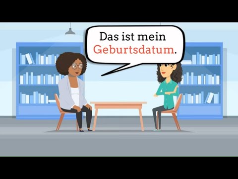 Deutsch lernen A1 - Lektion 14 - Dialoge | Ämter und Behörden | Umzug