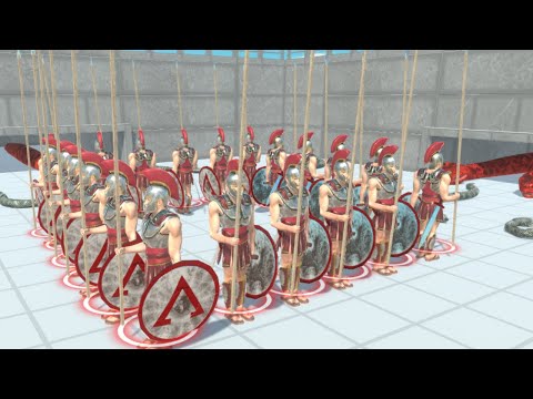 Fight in the Snake pit all Units Animal Revolt Battle Simulator