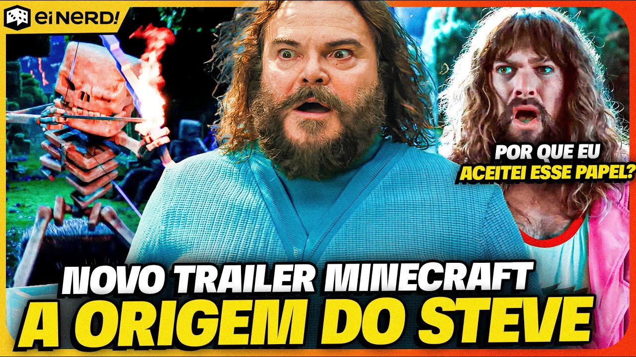 MINECRAFT O FILME! O QUE DIABOS ESTÃO FAZENDO? TÁ MELHOR QUE O PRIMEIRO TRAILER PELO MENOS