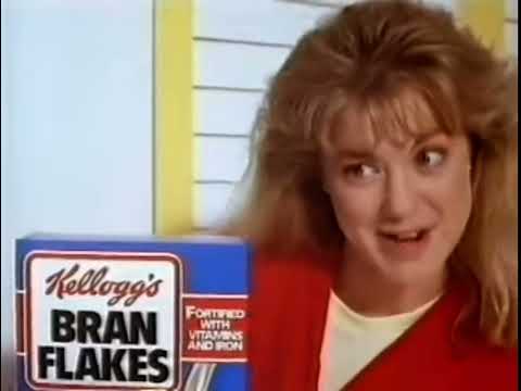 Kelloggs bran flakes advert 1989