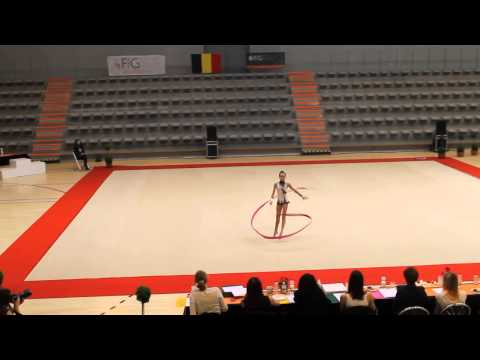Anaïs Collin BEL Junior ribbon - Belgium nationals 2014