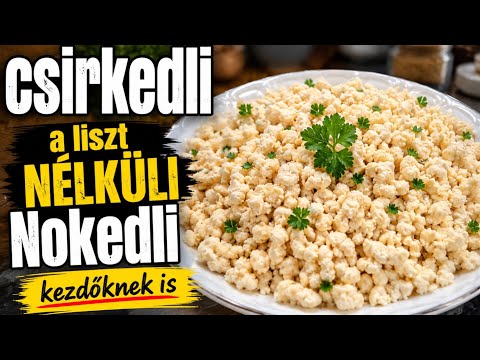 Nokedli helyett: CSIRKEDLI. 0% szénhidrát! Kezdőknek is.
