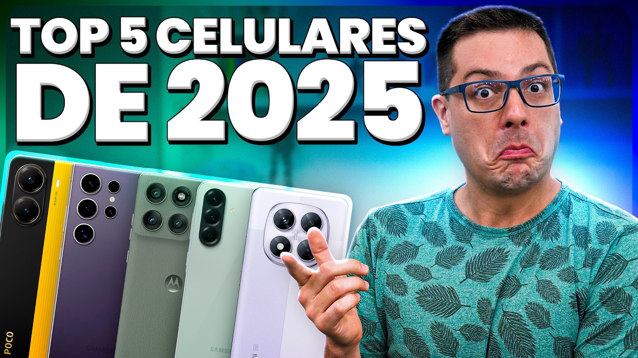 Meus 5 TOP SMARTPHONES de 2025 estão aqui! Um deles VAI TER SURPREENDER! 📲