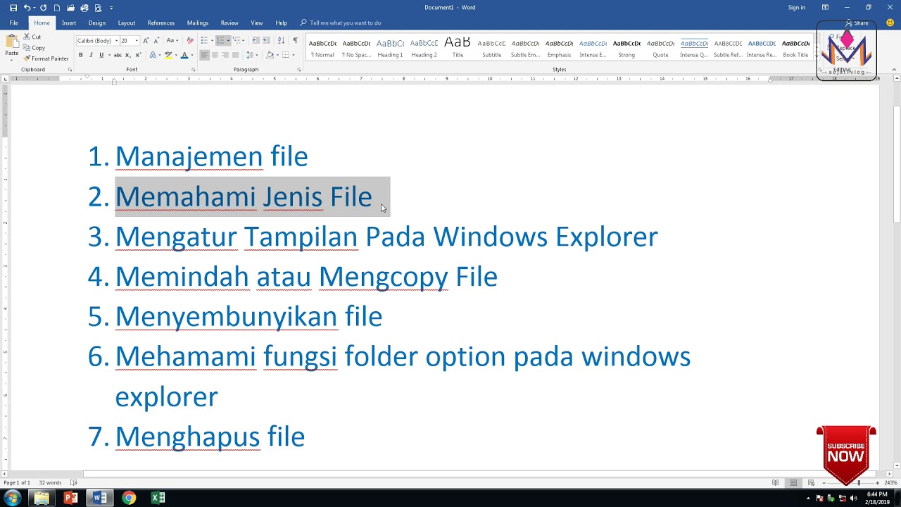 Manajemen File Pada Windows