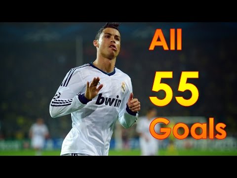 Cristiano Ronaldo ► All 55 Goals with Real Madrid 2012/2013 HD
