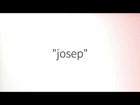 Como pronunciar 'Josep' en español