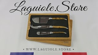 Laguiole Cheese Set Pistachio wood