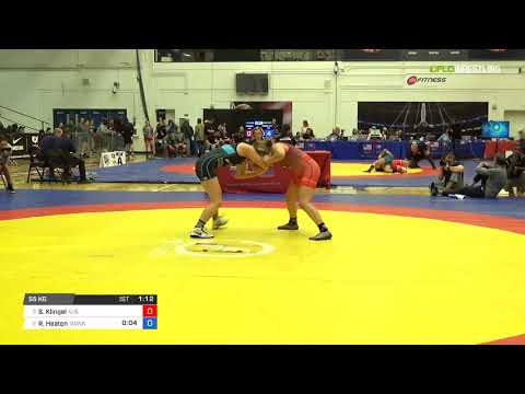 WM/55 KG/55 S, Samantha Klingel, U.S. Army Vs Ronna Heaton, Sunkist Kids Wrestling Club.mp4