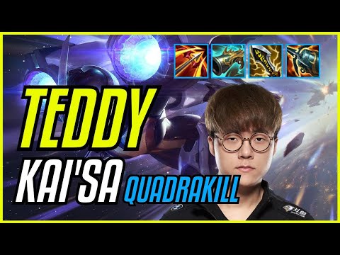 TEDDY - KAI'SA - KR GRANDMASTER - PATCH 11.11 QUADRAKILL