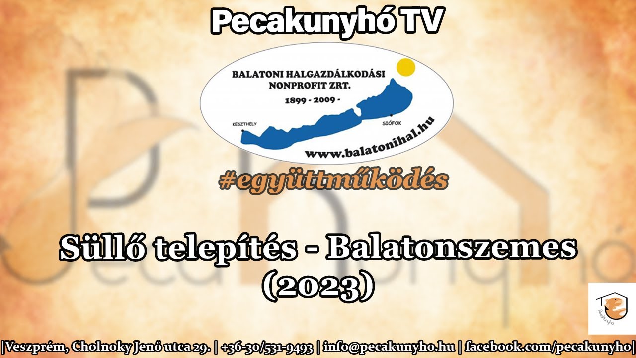 PecakunyhóTV - Novemberi süllő telepítés a Balatonon (2023) - Balatoni Halgazdálkodási Zrt.