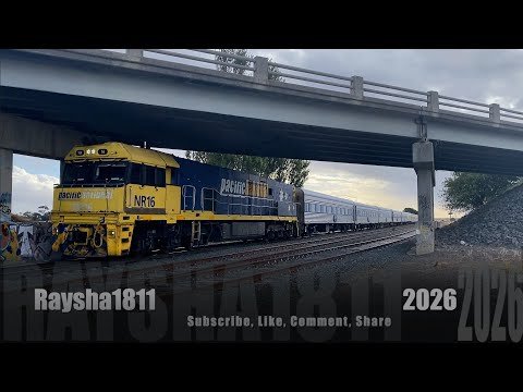 1AM8 - NR16 (The Overland) Gheringhap - Australian Trains by Raysha1811