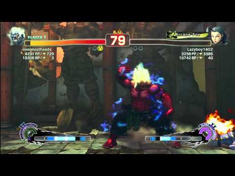 [Oni] overmostheads vs Lazyboy1402 [Rose] SSF4 V.2012 Arcade Edition