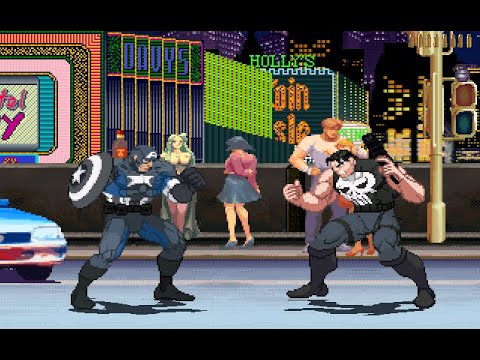 Ultimate Captain America vs Punisher Mugen Battle