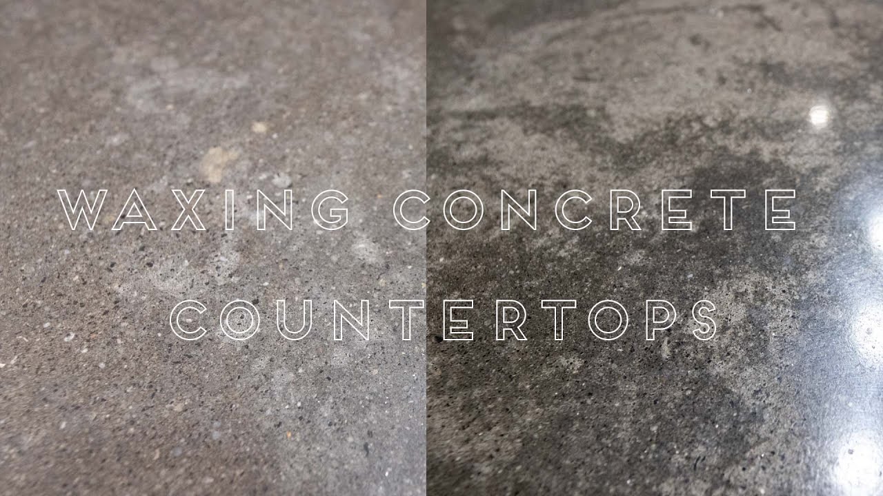 What kind of wax do you use on concrete countertops? Search Ping