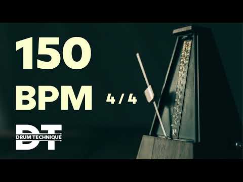150 BPM ONLINE METRONOME 4/4 cowbell sound  #study