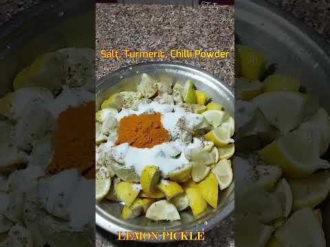 Homemade Lemon Pickle Recipe | How to Make Tangy and Flavorful Lemon Pickle