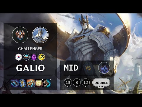 Galio Mid vs Sylas - KR Challenger Patch 10.13