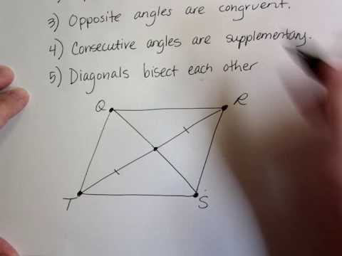 Properties of Parallelograms (with practice)