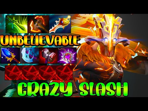 UNBELIEVABLE CRAZY SLASH - EPIC CARRY JUGGERNAUT - DOTA 2 GAMEPLAY