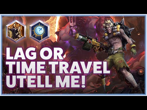Junkrat Riptire - LAG OR TIME TRAVEL YOU TELL ME! - Grandmaster Storm League