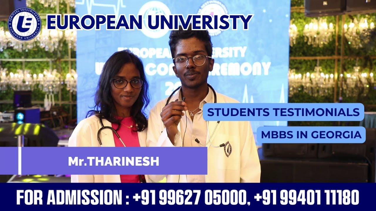 White Coat Ceremony Students Testimonial 2025 | European Univeristy | MBBS in Georgia | MBBS Abroad