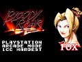 SONY PlayStation Bloody Roar 1998 FOX Arcade 1cc Hardest