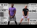At Home 25 Minute Follow Along Leg Workout (Bodyweight OR Dumbbell OR Resistance Band)
