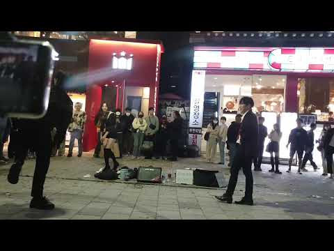 2022년10월27일  홍대 김효진  일본 ku 버스킹