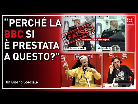 BBC SOTTO ACCUSA PER LA MANIPOLAZIONE SUL DISCORSO DI TRUMP ▷ RINALDI: "UNA SPU**ANATA STORICA!"