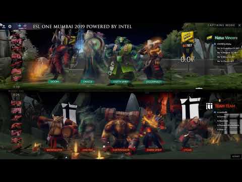 3x RAPIERS 75 MIN THROWS!   NAVI vs TEAM TEAM   ESL ONE MUMBAI 2019 DOTA 2