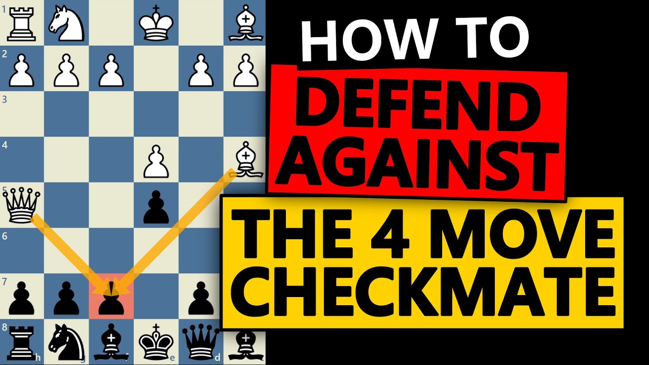 How to STOP the 4 move checkmate - 2 ways to prevent it!