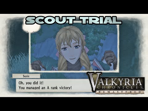Valkyria Chronicles REMASTERED - SCOUT TRIAL Susie's Challenge (A Rank | Ace) - Getting a Better Gun