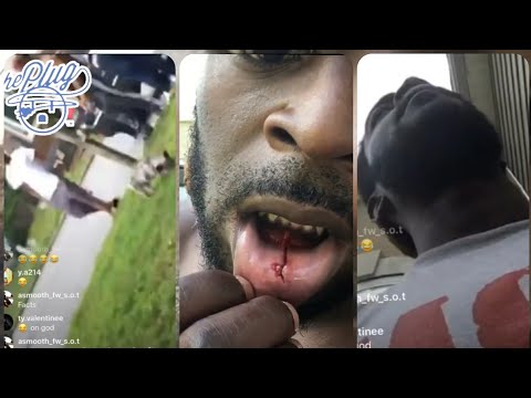 FULL Lil Wop Trippie Redd fight that got them arrested footage on ig live