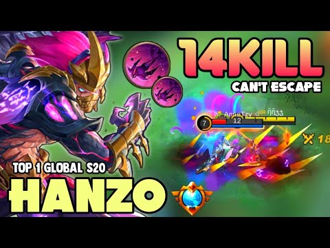 92% WIN RATE! HANZO BEST BUILD 2021 | TOP 1 GLOBAL HANZO GAMEPLAY | MOBILE LEGENDS✓