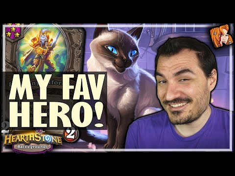 BIGGLES IS NOW MY FAV HERO?? - Hearthstone Battlegrounds