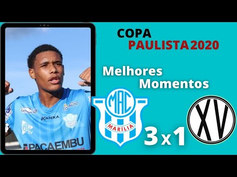 MARILIA 3 X 1 XV DE PIRACICABA | COPA PAULISTA 2020 | MELHORES MOMENTOS 13/12/20